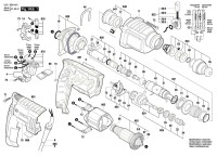 Bosch 3 611 B5A 471 GBH 2-20 D Rotary Hammer 230 V / GB Spare Parts GBH2-20D